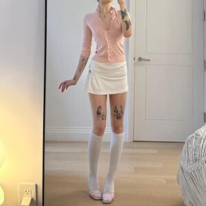 Charlotte russe baby pink ruffle